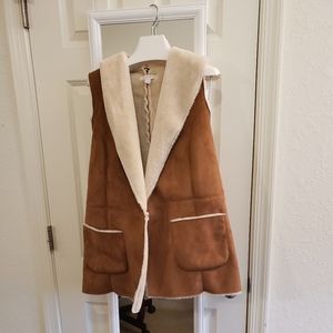 Tan sheeps skin Vest
